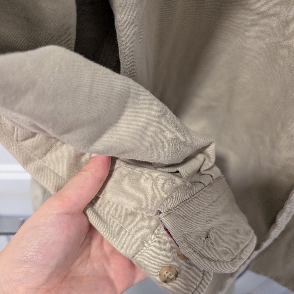 Carhartt/Men's Beige Jacket with Plaid Lining Sz XL - Picture 5 of 6